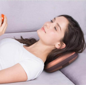 Heated Neck Massage Pillow Back Massage Cushion Pillow Electric