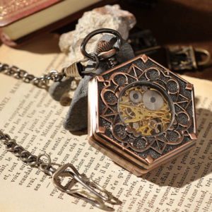Hexlock Mechanical Pocket Watch Track Time In Style