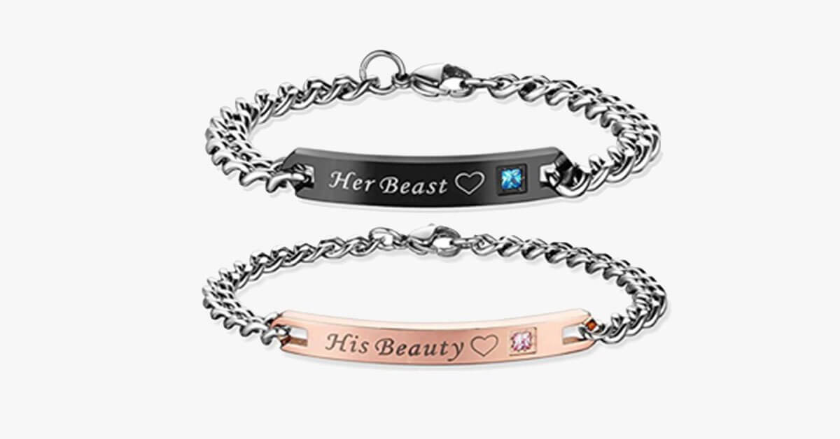 His Queen Her King Couples Bracelets