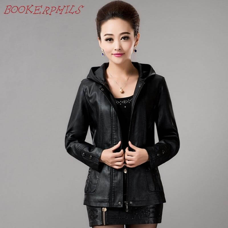 Hooded Leather Jackets