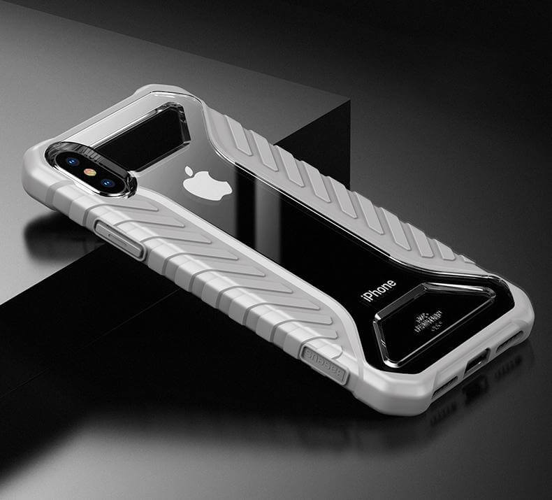 Hybrid Case To Protect The Glass Back And Front Of Iphone