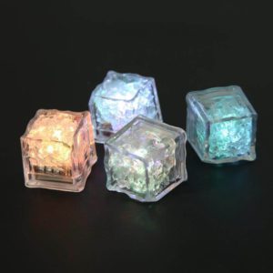 Ice Cubes 12 Pcs Light Up Led Glowing Colorful Ice Cubes