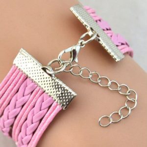 Infinite Love Breast Cancer Bracelet