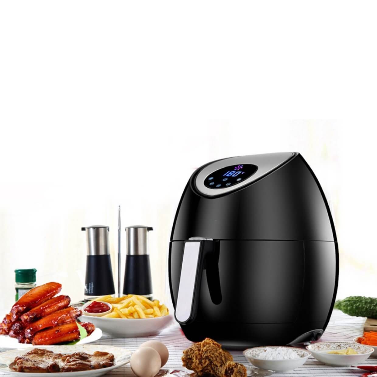 Intelligent Electric Deep Fryer Oil Free Smokeless French Fries