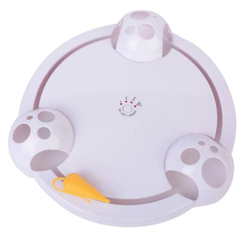 Interactive Cat Toy Automatic Rotating Teaser Plate