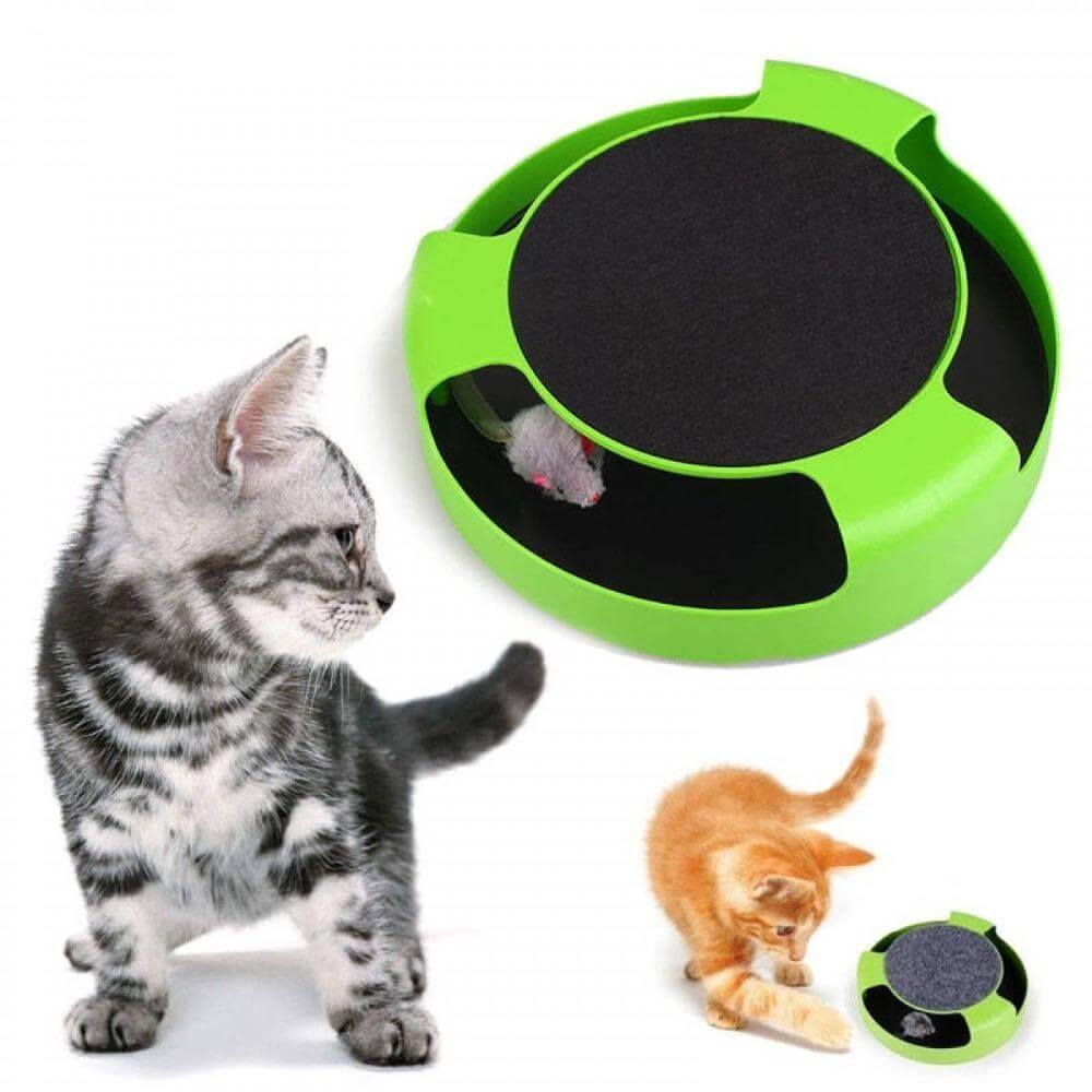 Interactive Cat Toys Catch Mouse Moving Cat Toy Training Toy