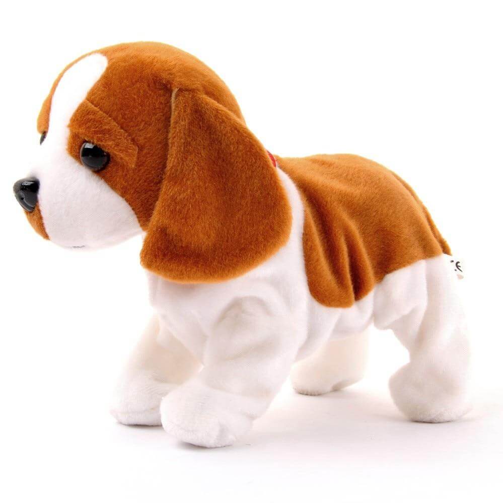 Interactive Dog Toy Puppy Sound Reactive Barking Walking Dog
