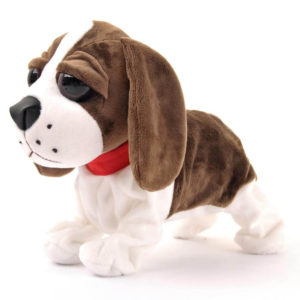 Interactive Dog Toy Puppy Sound Reactive Barking Walking Dog
