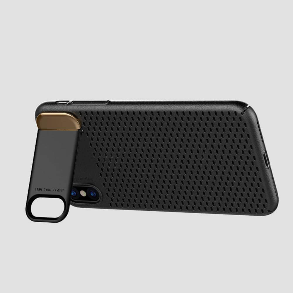 Iphone Case With Stand Breathable Hard Iphone Back Cover