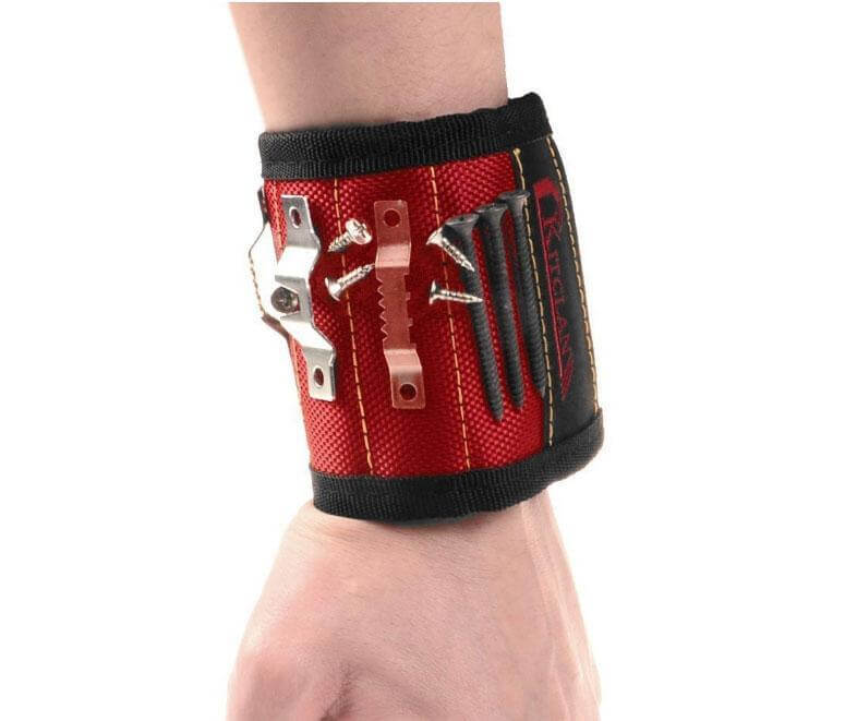 Keep Your Small Tools And Bits Handy With Magnetic Wristband