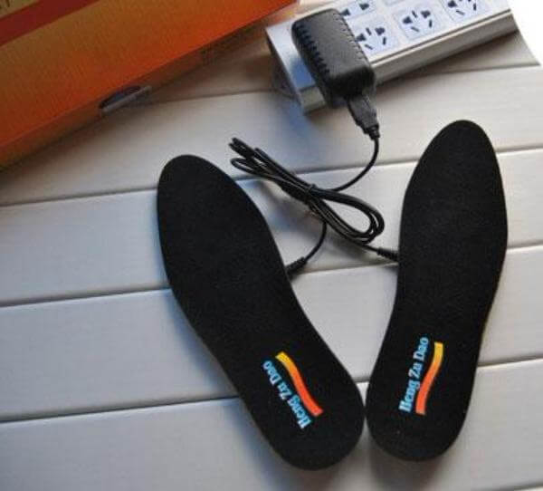 Keep Your Toes Toasty With Battery Heated Rechargeable Insoles