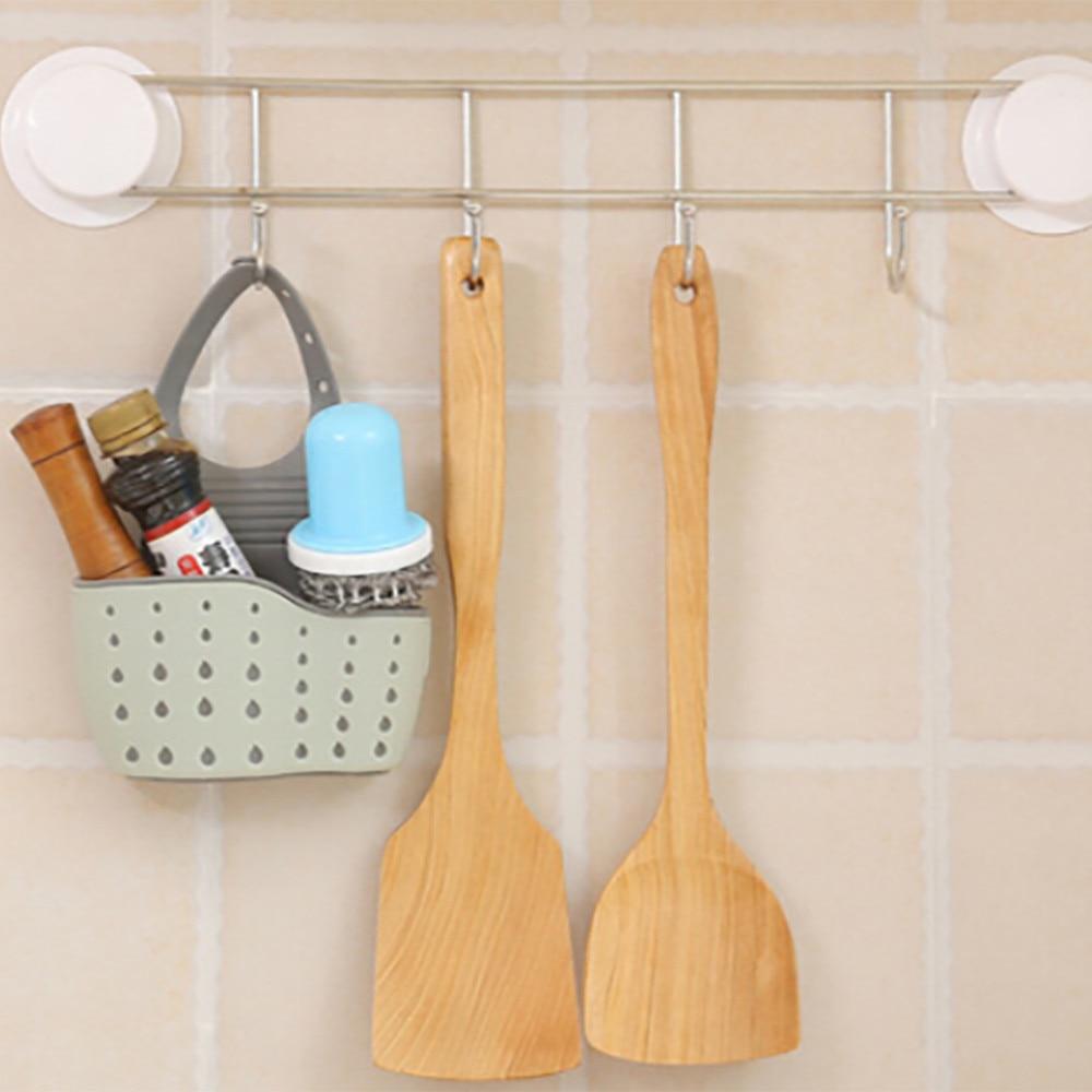 Kitchen Sink Organizer Cadddy Drain Rack Hanging Basket