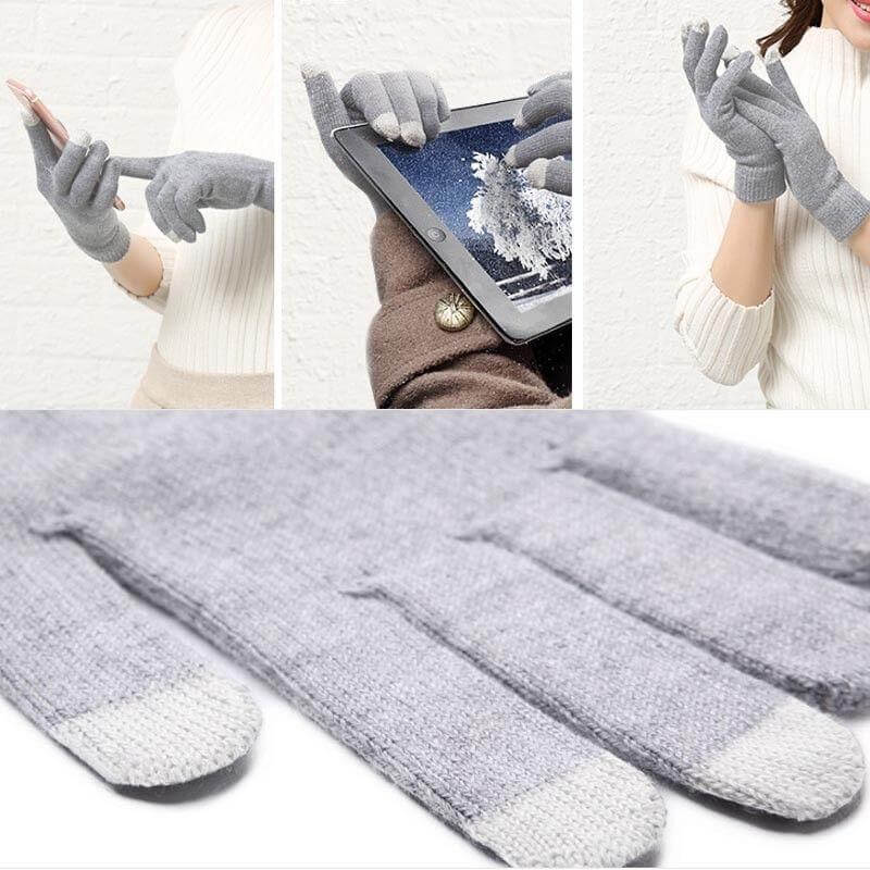 Knitted Touch Screen Gloves
