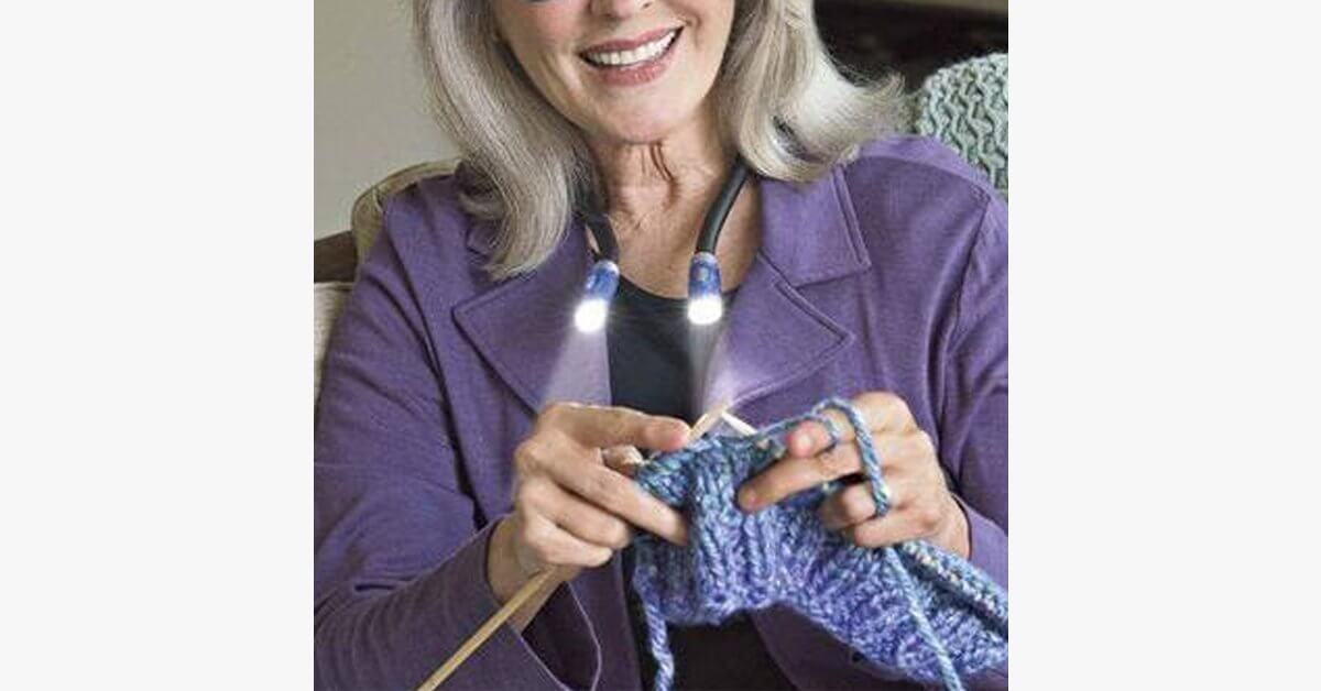 Knitting Crocheting Lamp