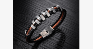 Korean Personalized Stainless Steel Attractive Mens Bracelet