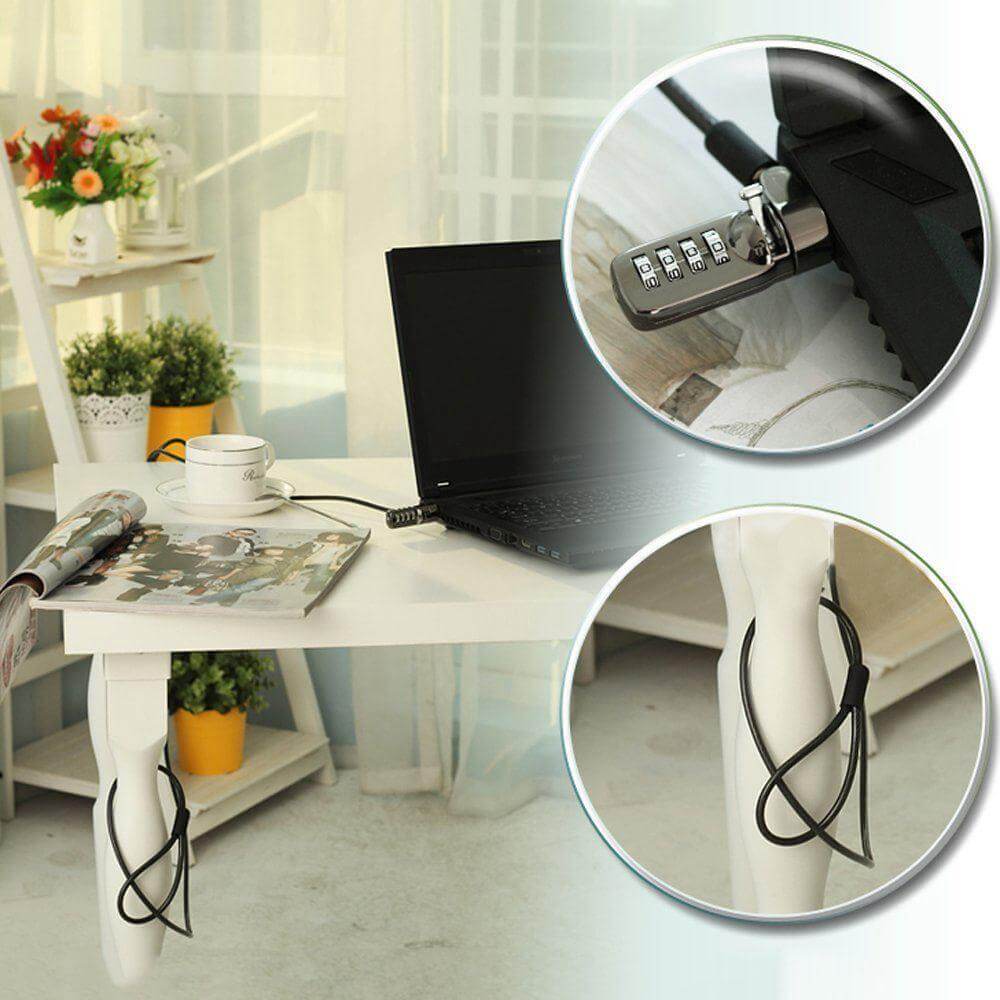 Laptop Cable Lock Laptop Security Cable Combination Lock