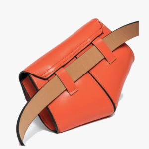 Leather Solid Waist Bag