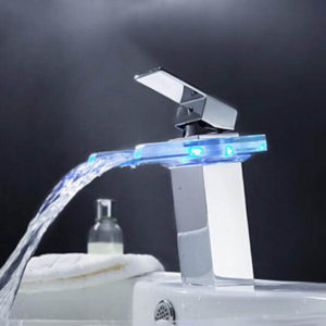 Led Bathroom Faucet Led Faucet Waterfall Faucet Light Modern