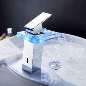 Led Bathroom Faucet Led Faucet Waterfall Faucet Light Modern