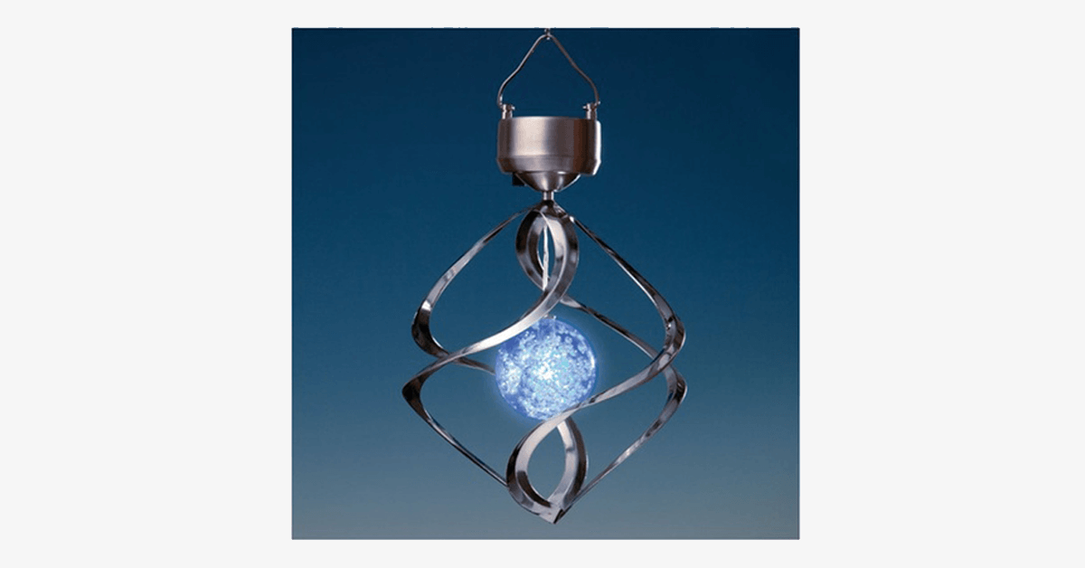 Led Color Changing Solar Wind Chime Light