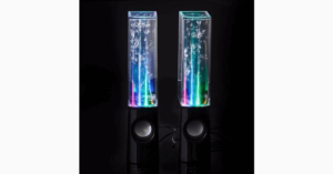 Led Colorful Dancing Water Fountain Speakers Portable