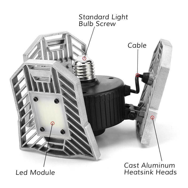 Led Deformable Garage Lamp