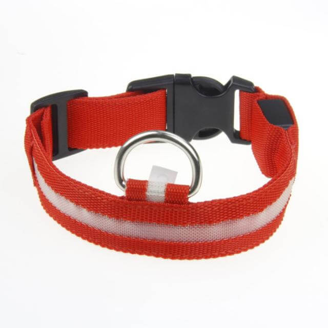 Led Dog Collar Safety Flashing Light Up Dog Pet Collar