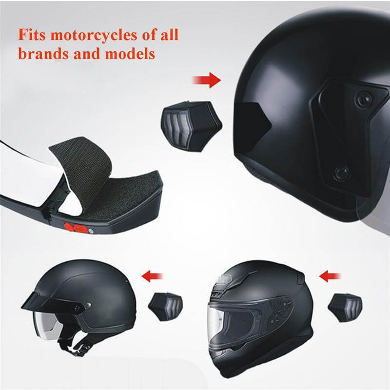 Led Helmet Light Motorcycle Turn Signals Brake Wireless Indicator
