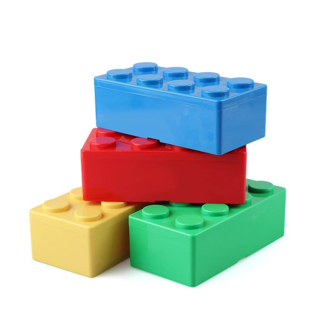Lego Shaped Stackable Storage Box in Multiple Sizes and Colors ...