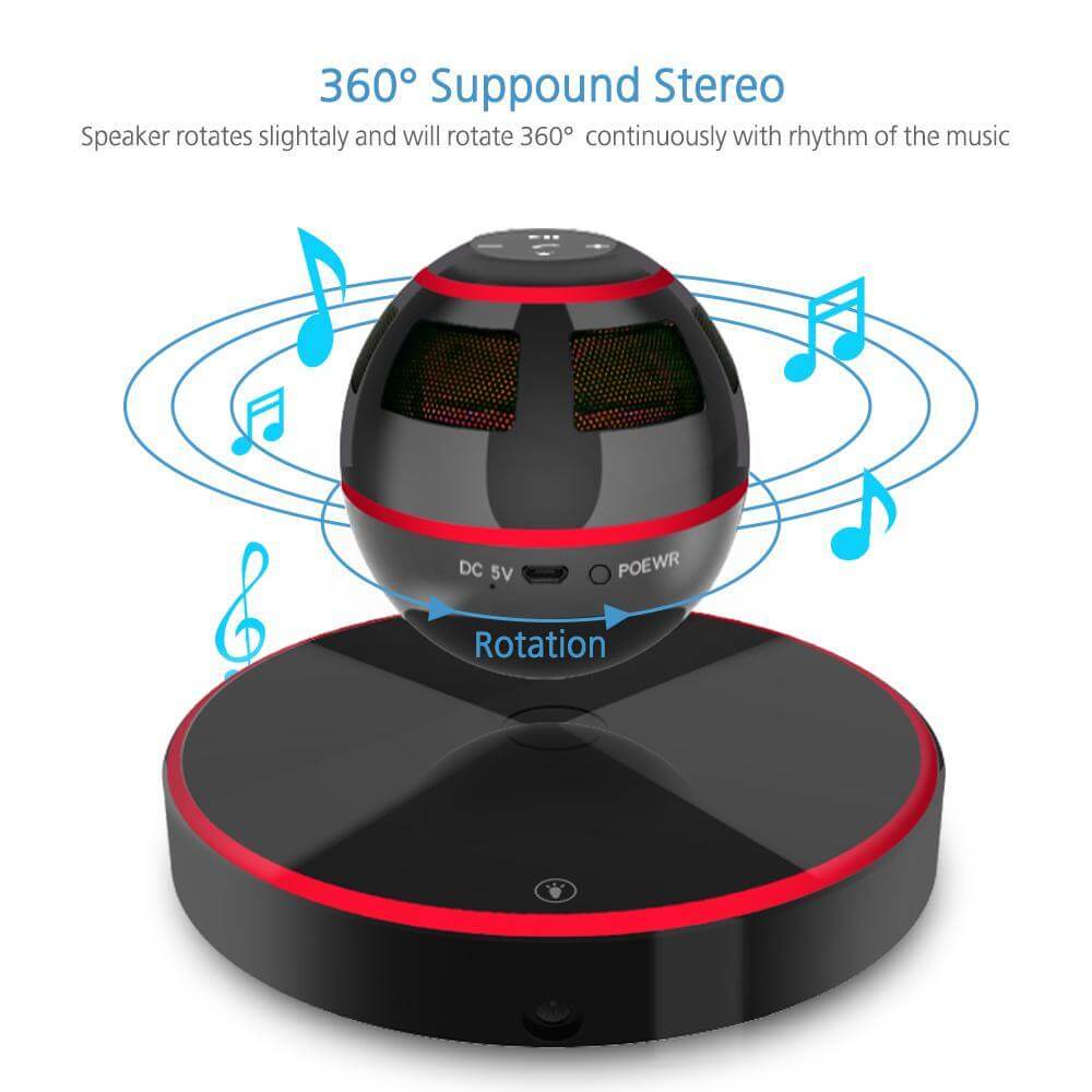 Levitating Speaker Floating Speaker Bluetooth Wireless Magnetic