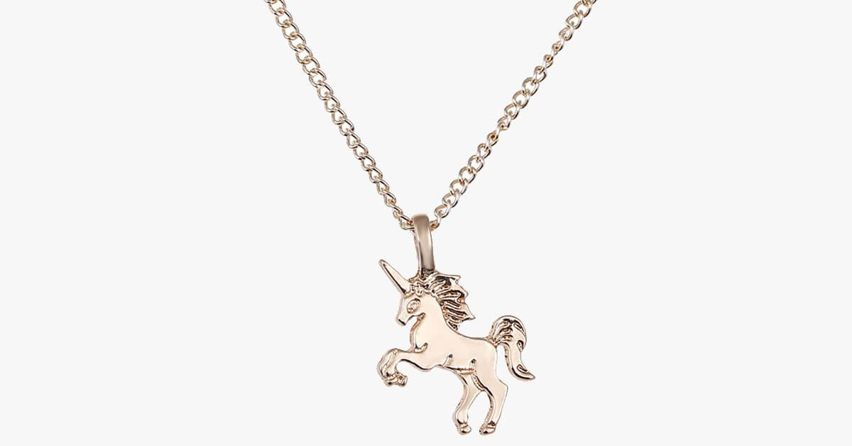 Life Is Magical Unicorn Statement Necklace