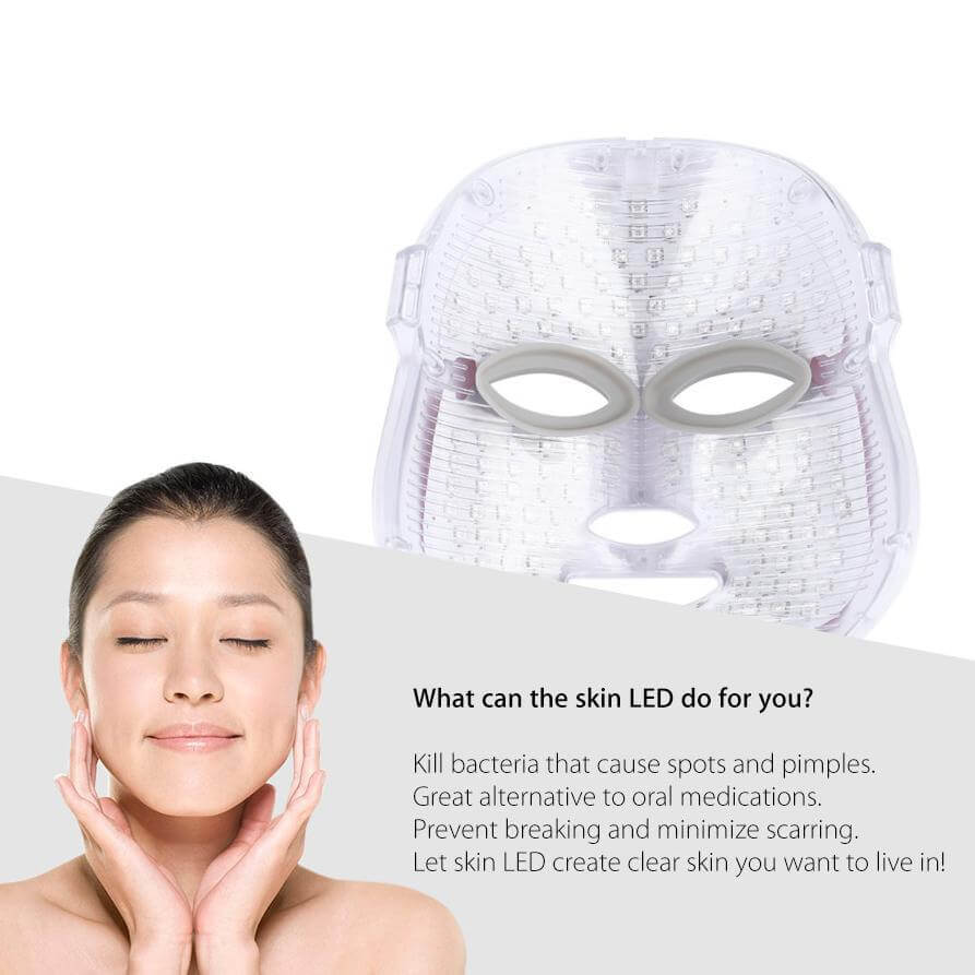 Light Therapy Mask Led Light Face Mask Acne Wrinkles Face Lift Mask