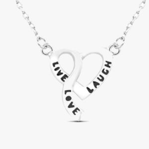 Live Love Laugh Heart Necklace