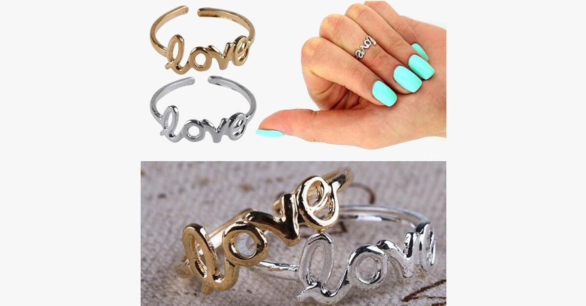 Love Letter Fashion Toe Ring