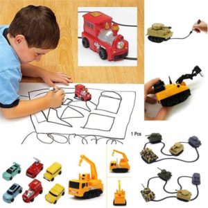 Magic Truck Toy Inductive Car Vehicle Magic Pen Toy Car