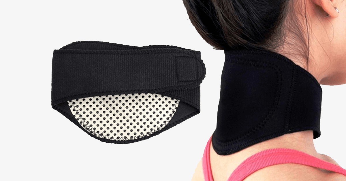 Magnetic Tourmaline Thermal Self Heating Neck Pad
