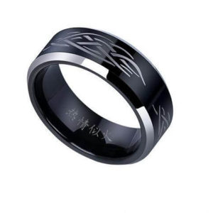 Make A Bold Statement With Black Tungsten Ring