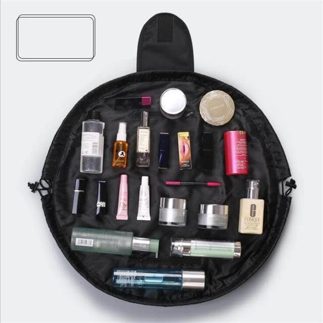 Makeup Bag Pouch Portable Draw String Magic Lay N Go Bag