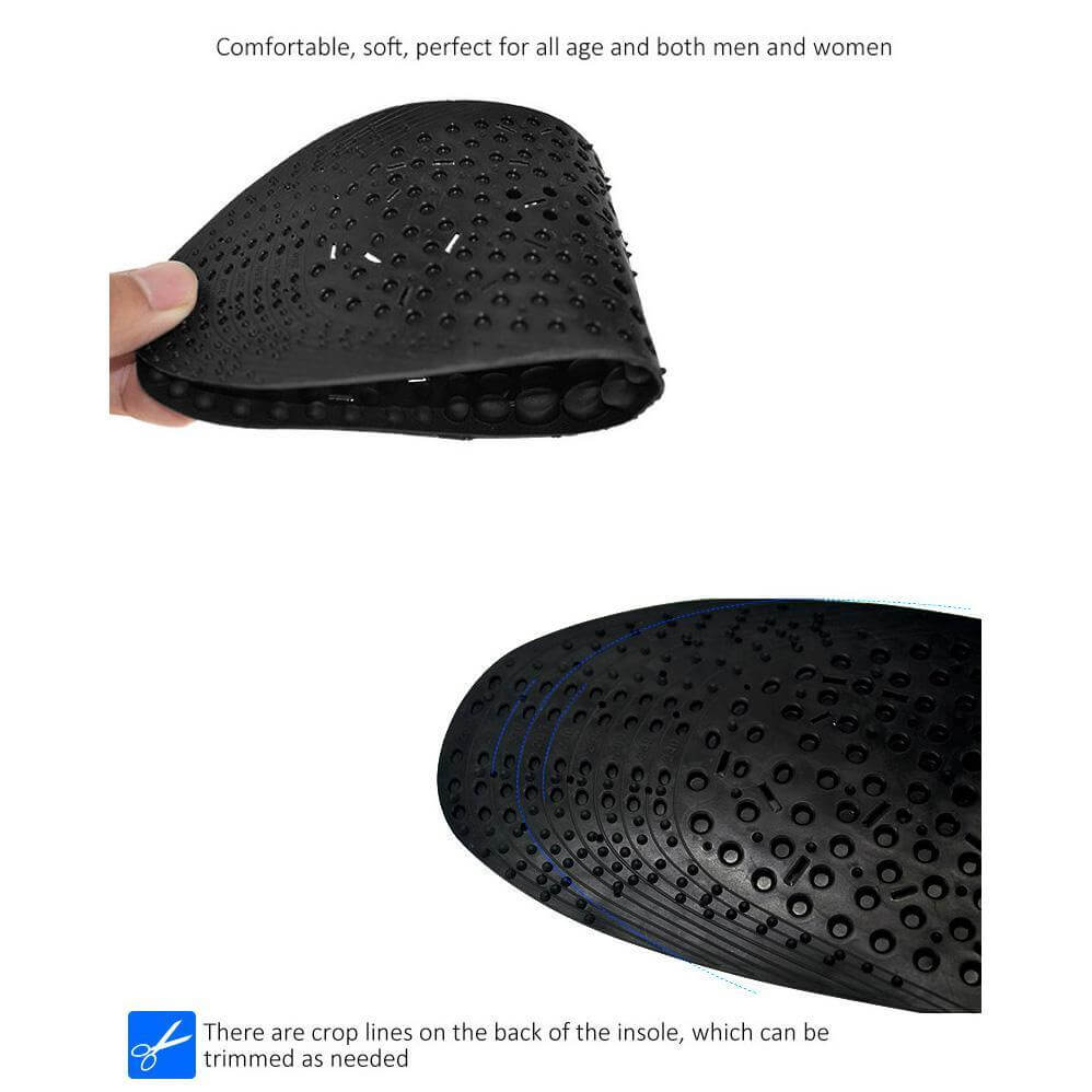Massaging Insoles Blood Circulation Silicone Gel Shoes Insole