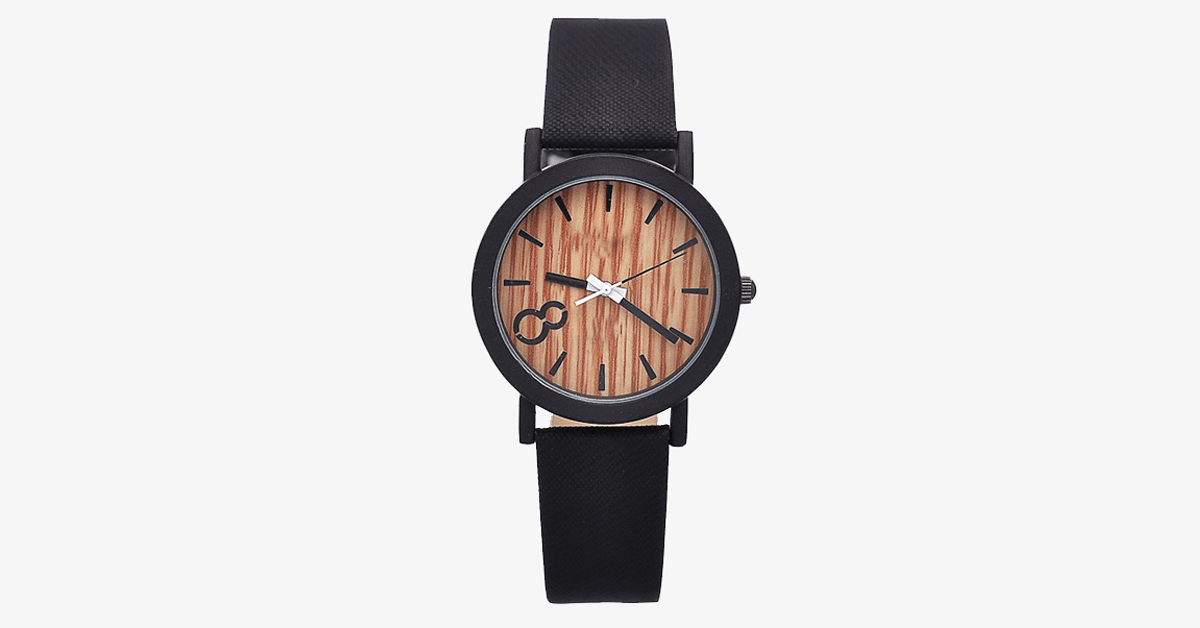 Men S Wooden Quartz Watch Stately Classic And Easy Going