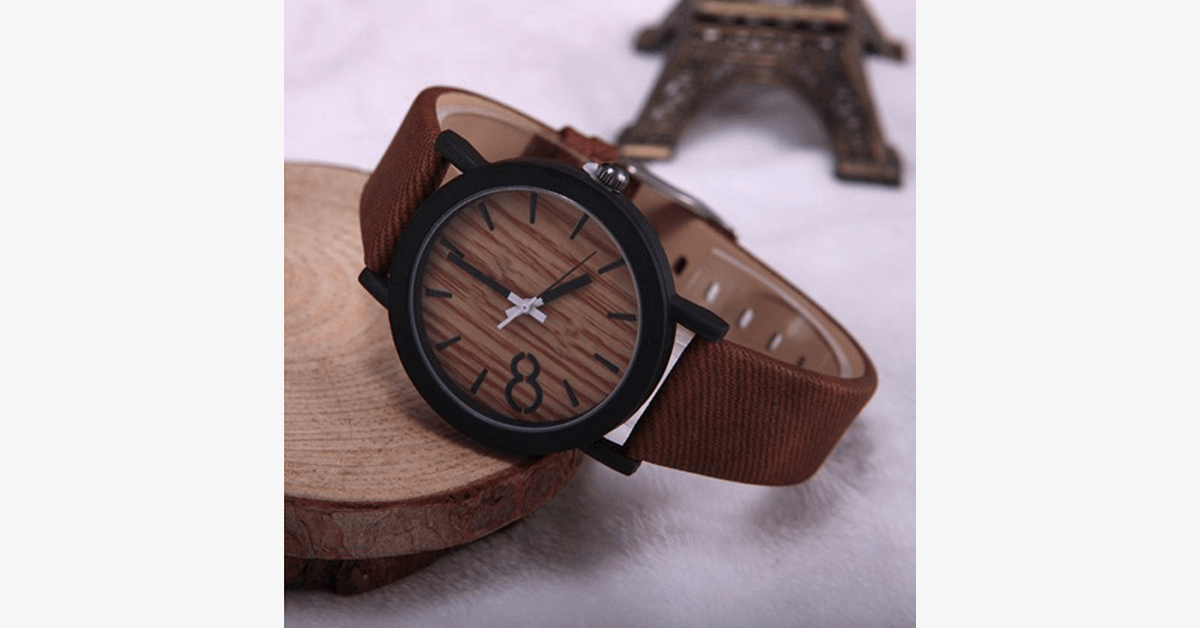 Men S Wooden Quartz Watch Stately Classic And Easy Going