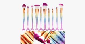 Mermaid Tail Rainbow Makeup Brushes Perfect To Keep You Dreamy