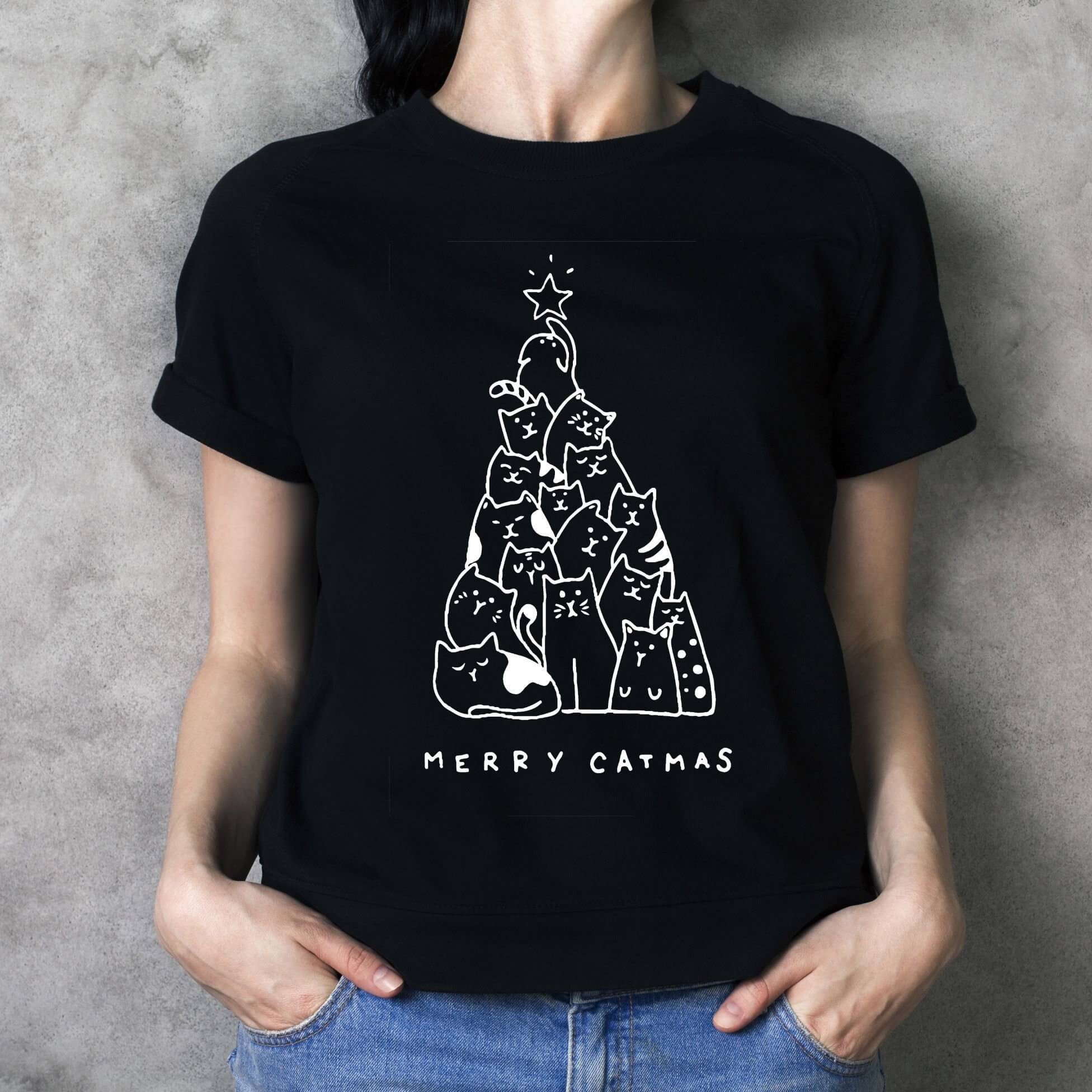 Merry Catmas T Shirt