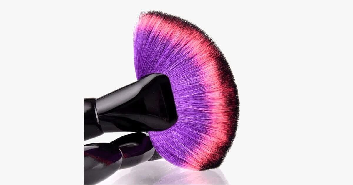 Midnight Rainbow Makeup Brush Set Of 22 Add A Pop Of Color To Your Vanity
