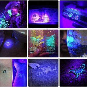 Mini 9Led Uv Flashlight Ultraviolet Led Flashlight Ultra Violet Invisible Ink Marker Detection Torch Light 3Aaa Uv Lamp