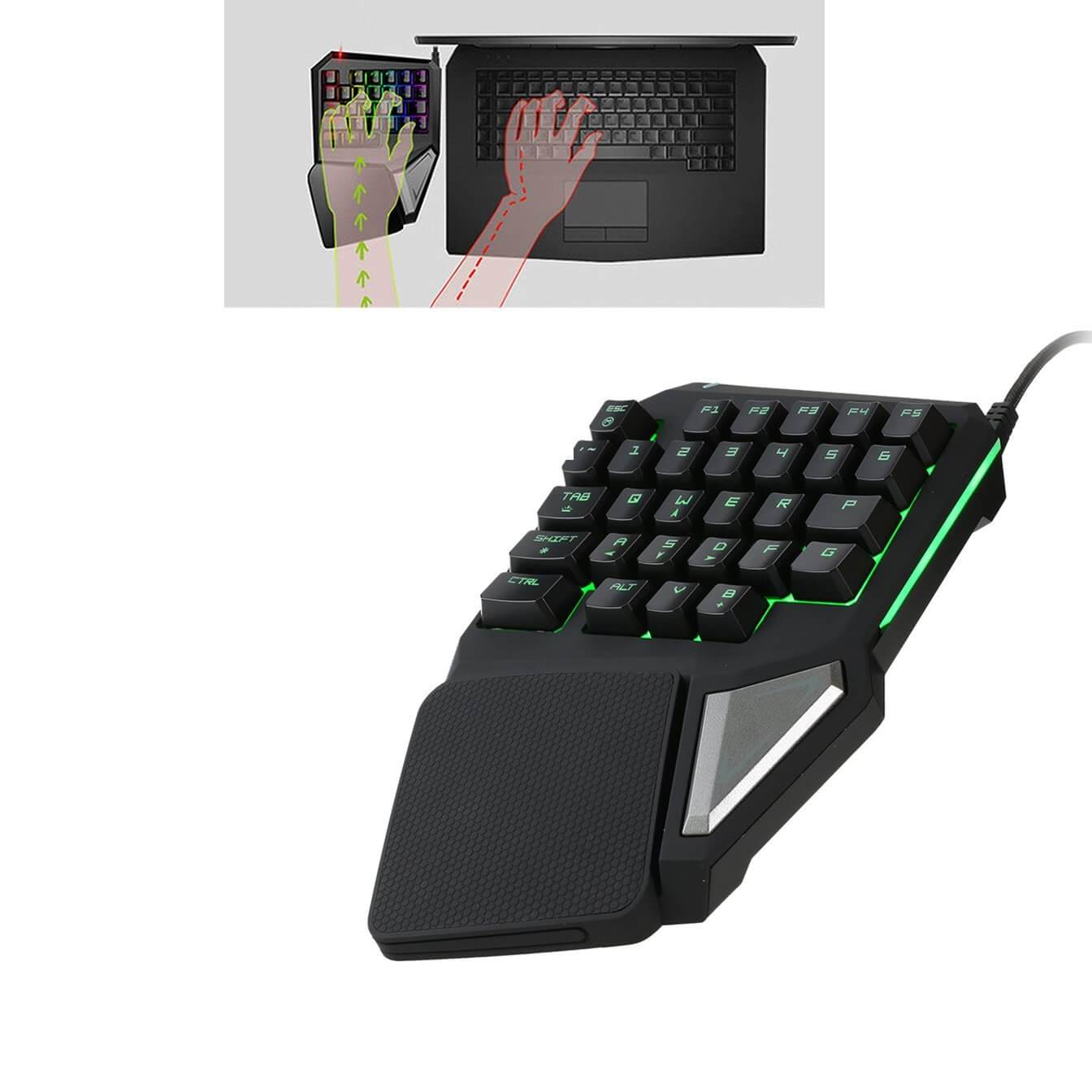 Mini Gaming Keyboard Gaming Keypad Ergonomic Keypad
