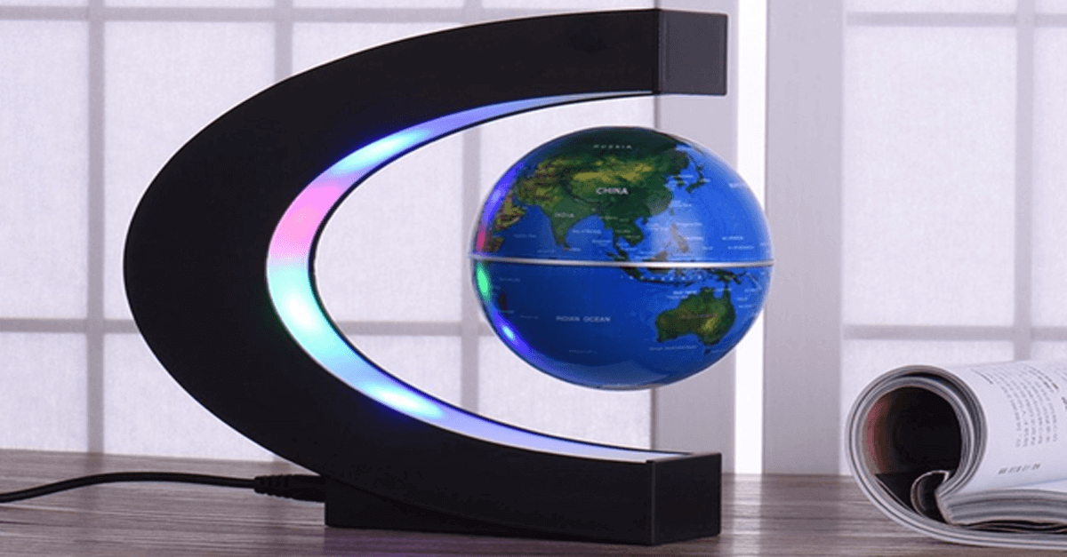 Modern Globe Enjoy The Magical Magnetic Levitation Of The World