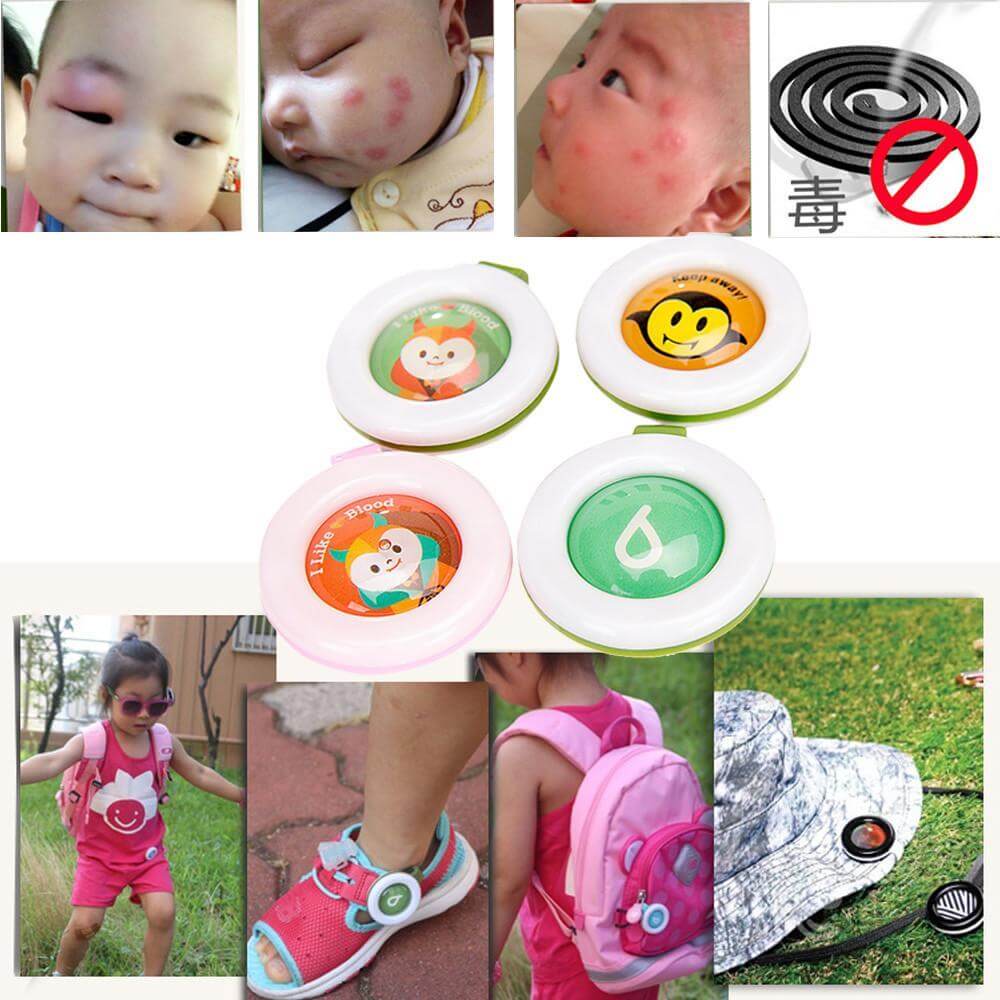 Mosquito Repellent Button Baby Kids Buckle Outdoor Bug Anti Mosquito Repellents 2018 Pest Control Moskito