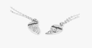 Mother Daughter Pendant Necklace