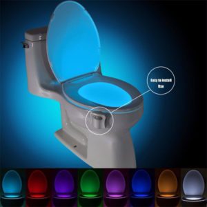 Motion Sending Toilet Seat Led Light